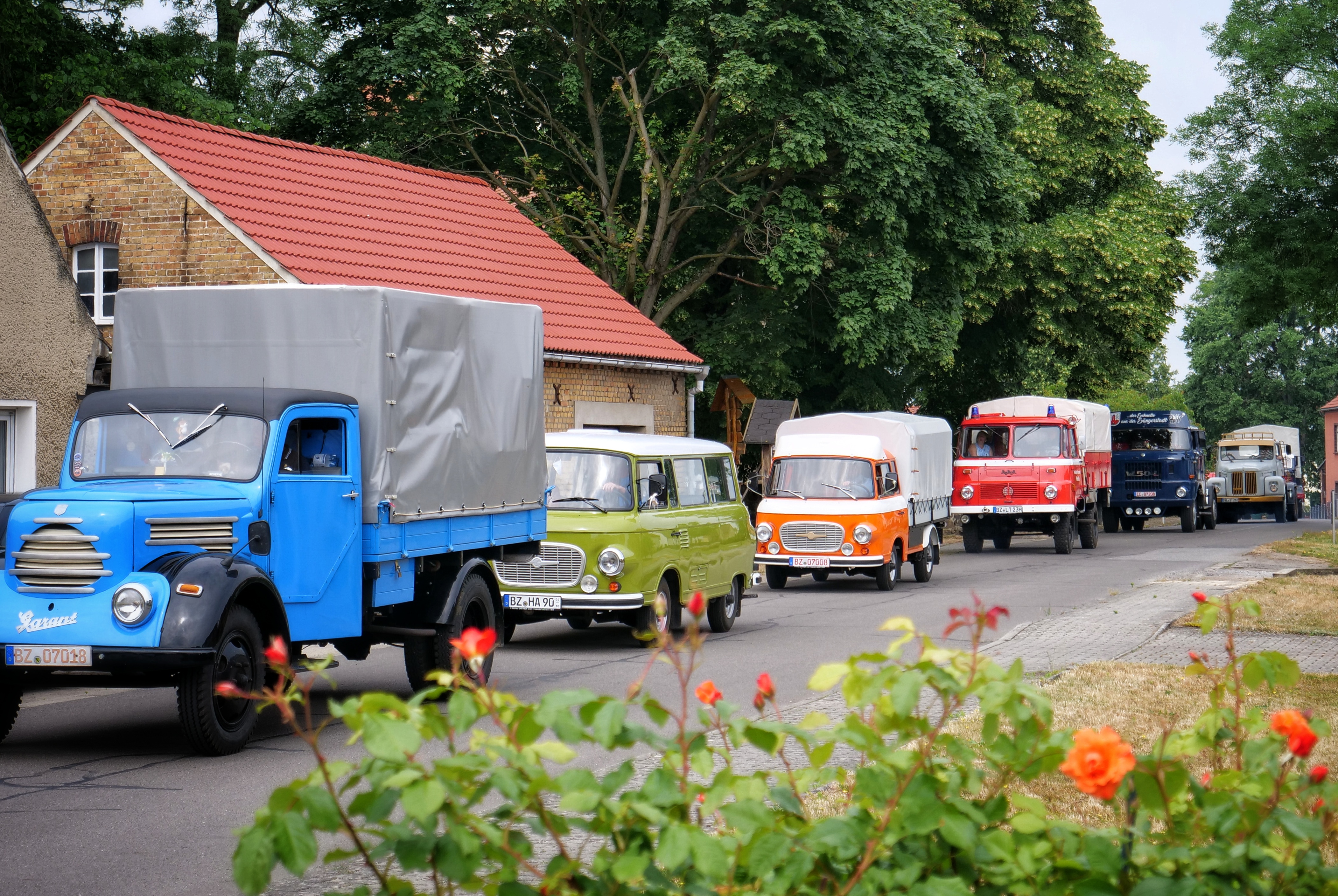 Beim 9. Dollenchener Nutzfahrzeugtreffen begeistern Barkas, Garant und H6 