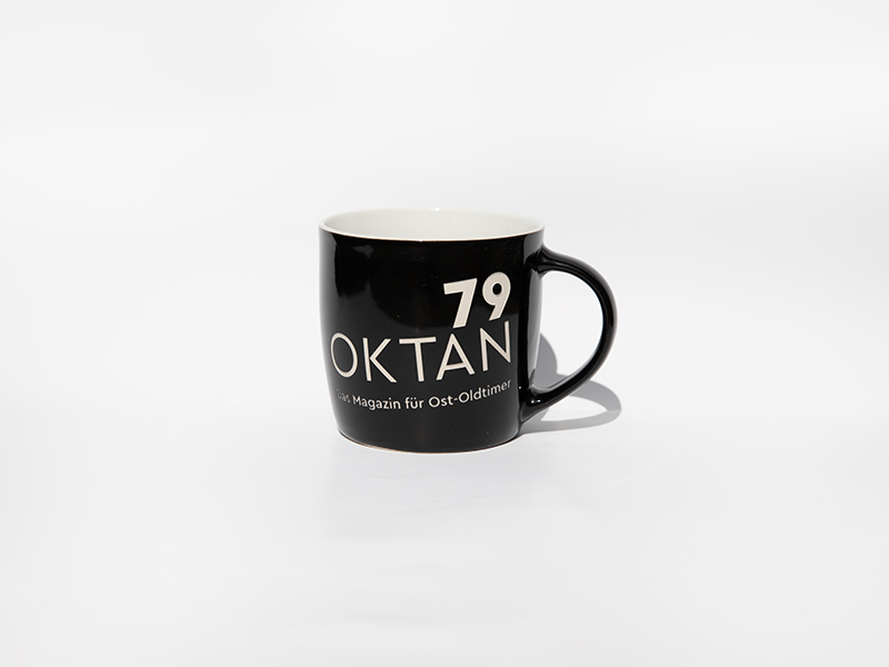 79oktan Tasse Keramik schwarz